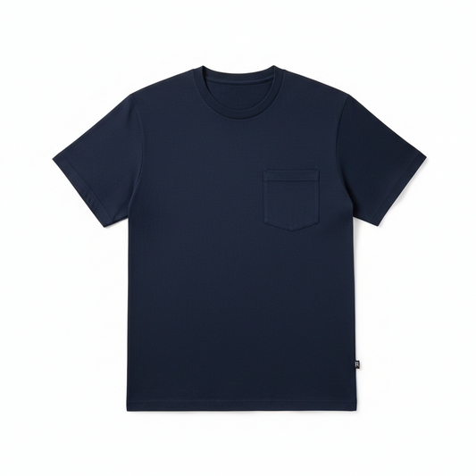 Navy Pocket Tee